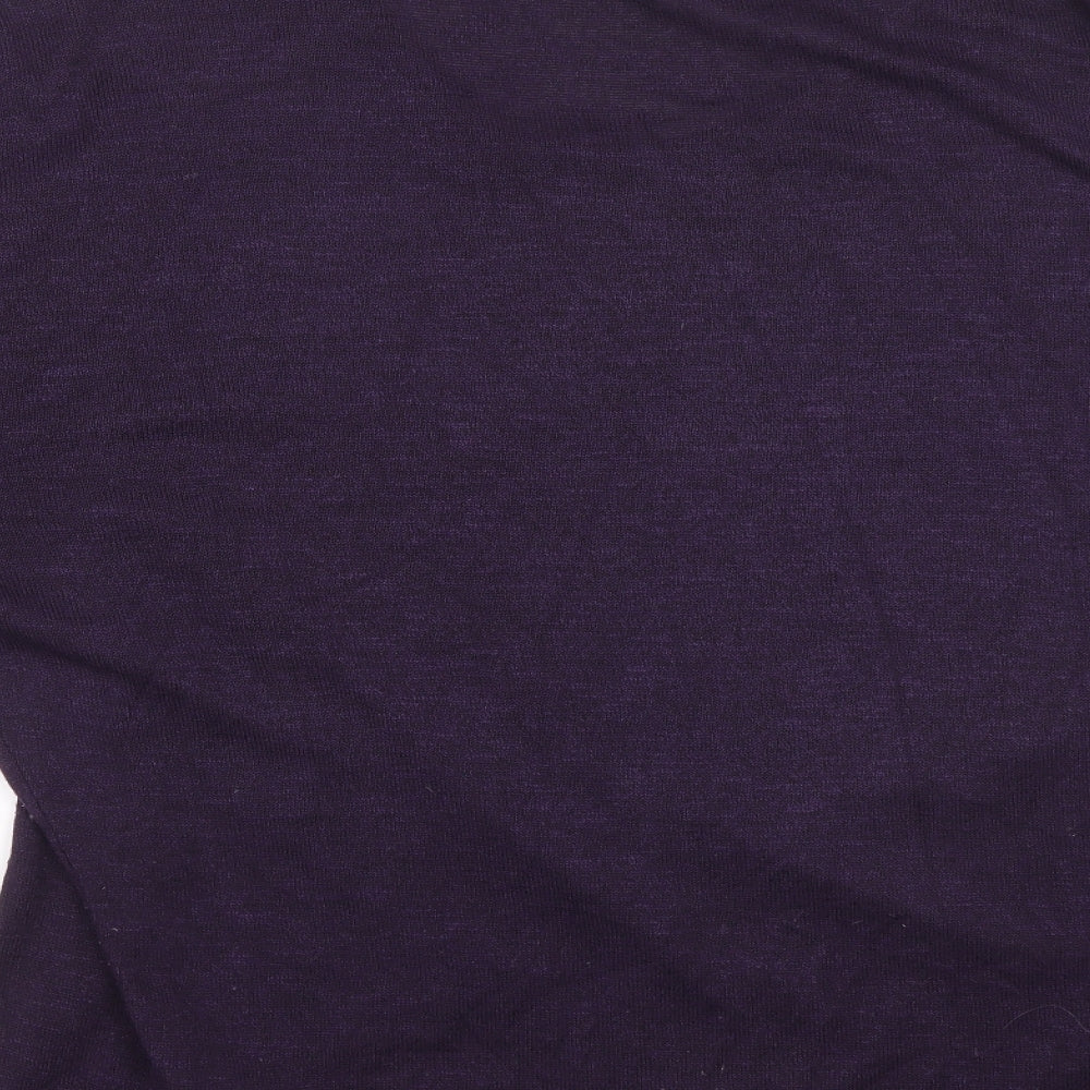 Womens UK Size 12 Apricot Purple Pullover Jumper