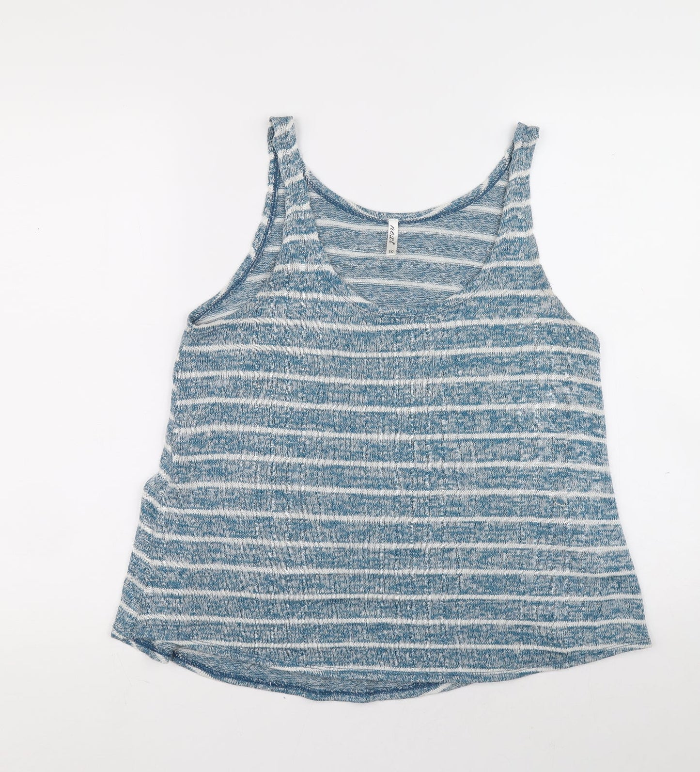 Womens UK Size 10 NEXT Blue Basic Tank