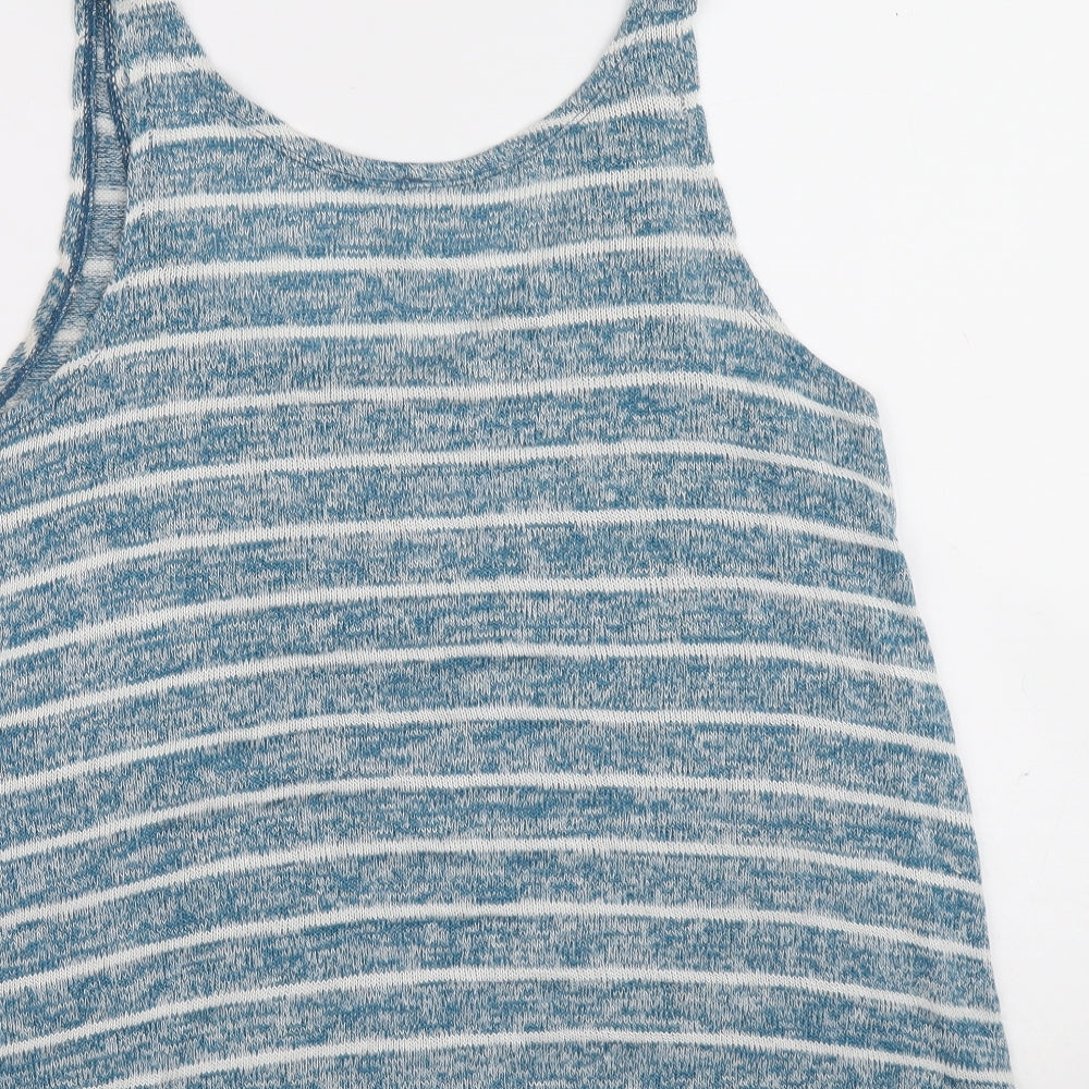 Womens UK Size 10 NEXT Blue Basic Tank