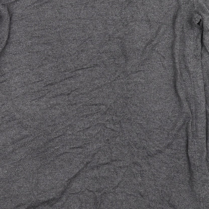 V by Very Womens Grey Acrylic Cardigan Jumper Size 10