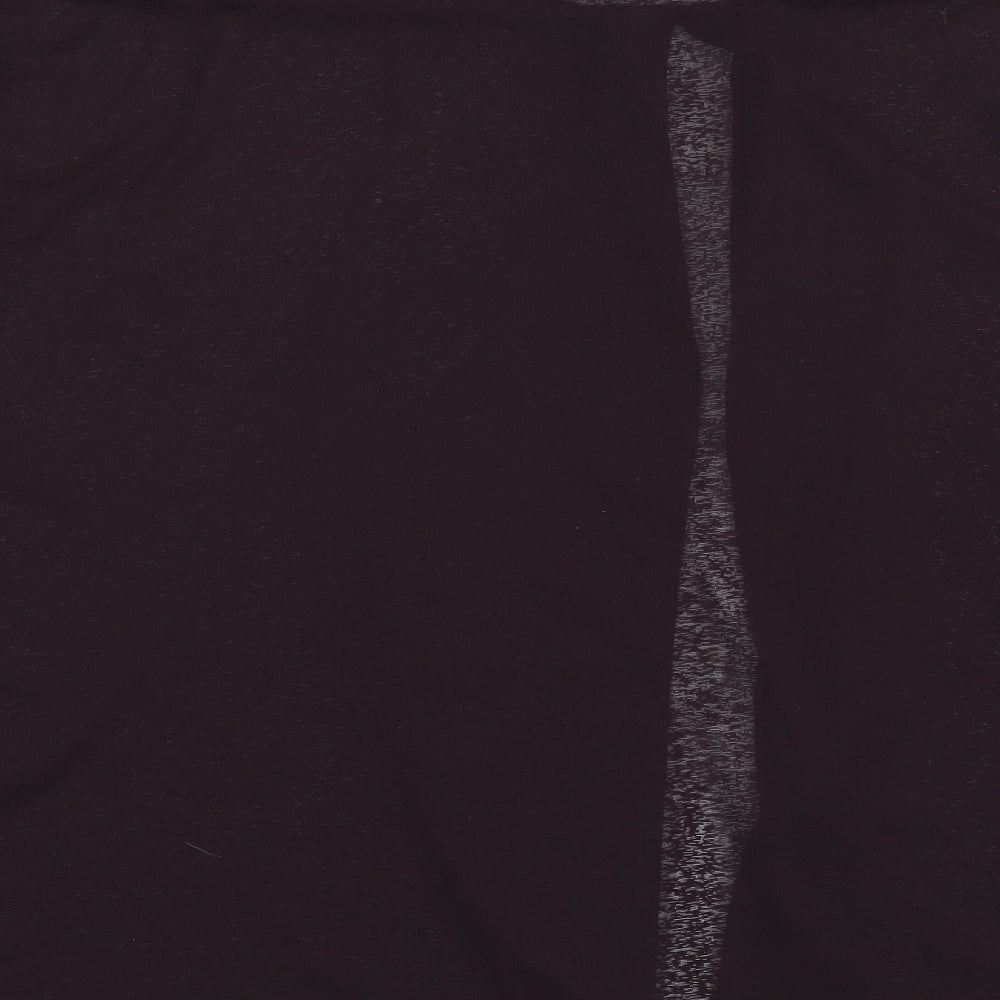 Ann Harvey Womens Purple Polyester Basic Blouse Size 28 Boat Neck