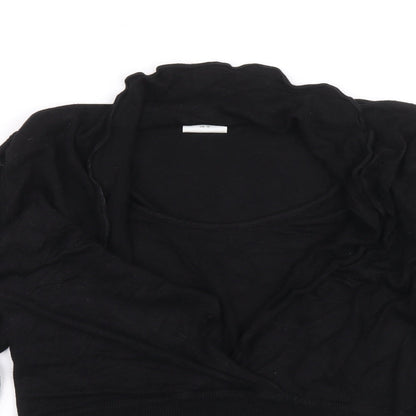 Womens UK Size 12 NEXT Black Pullover Jumper