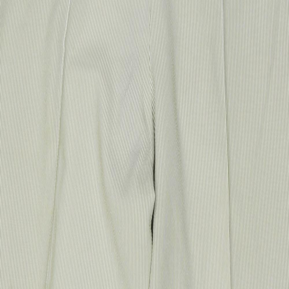 Womens UK Size 12 Marks and Spencer Regular Fit  Green Trousers