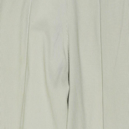 Womens UK Size 12 Marks and Spencer Regular Fit  Green Trousers