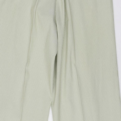 Womens UK Size 12 Marks and Spencer Regular Fit  Green Trousers