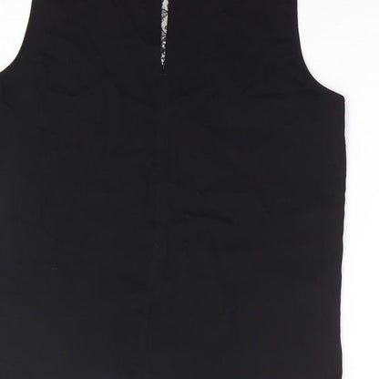 Womens UK Size 10 H&M Black Basic Blouse