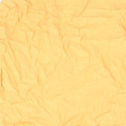 Womens UK Size 10 Marks and Spencer Yellow Basic Button-Up