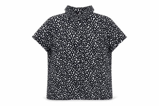 Womens UK Size 6 Divided by H&M Black Basic Button-Up