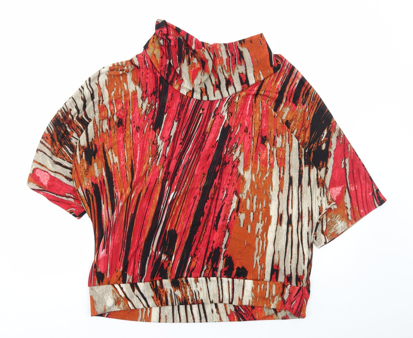 Womens UK Size L Mr Max Multicoloured Basic T-Shirt