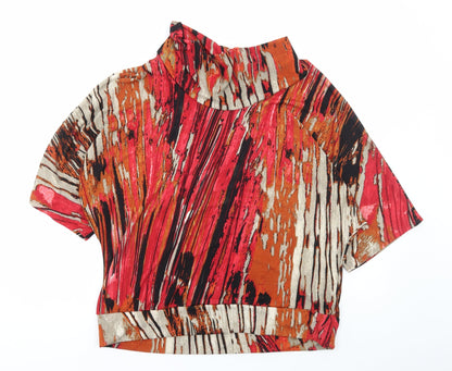 Womens UK Size L Mr Max Multicoloured Basic T-Shirt