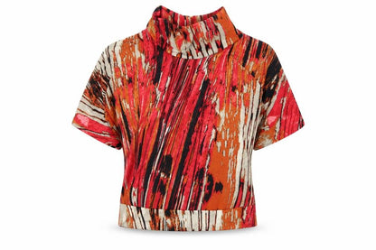 Womens UK Size L Mr Max Multicoloured Basic T-Shirt
