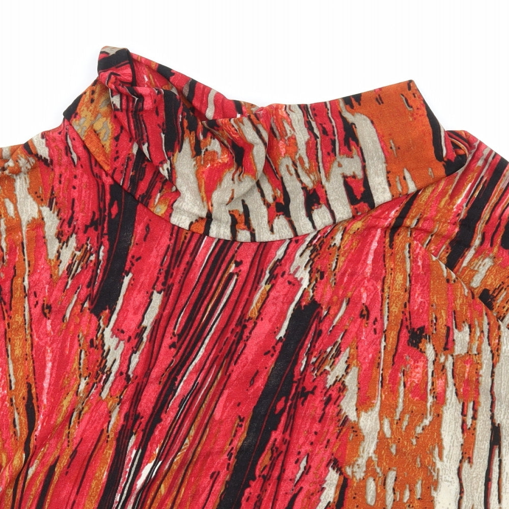 Womens UK Size L Mr Max Multicoloured Basic T-Shirt