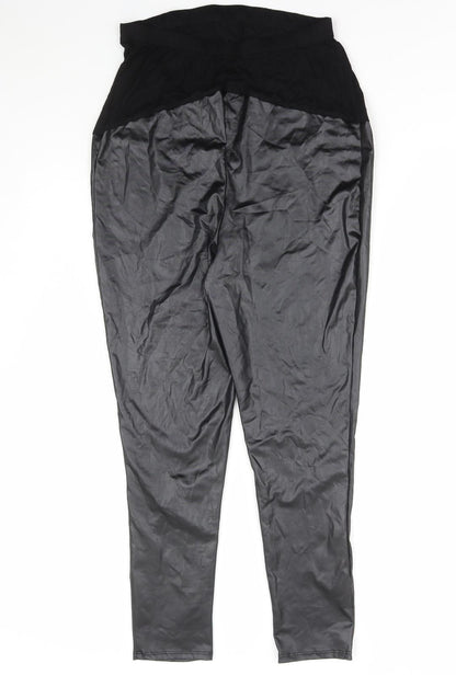 Womens UK Size 12 Boohoo  Jogger Black Leggings