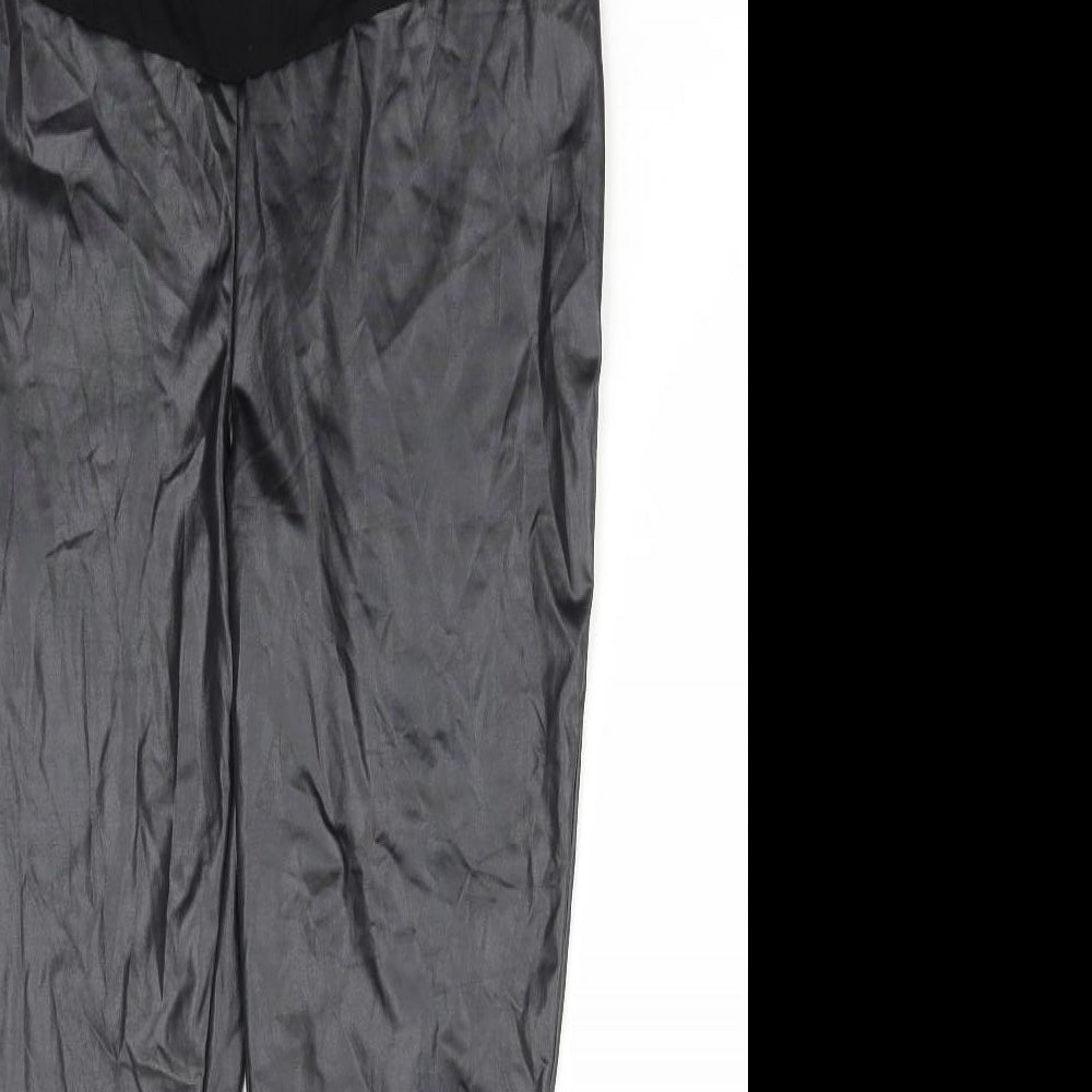 Womens UK Size 12 Boohoo  Jogger Black Leggings