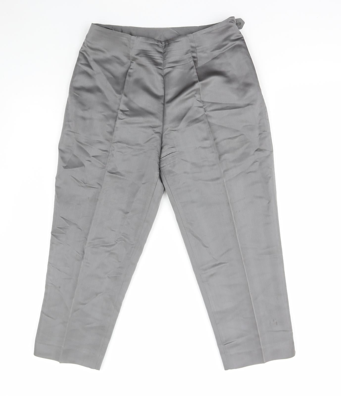 Womens UK Size 12 NEXT Regular Fit  Grey Trousers