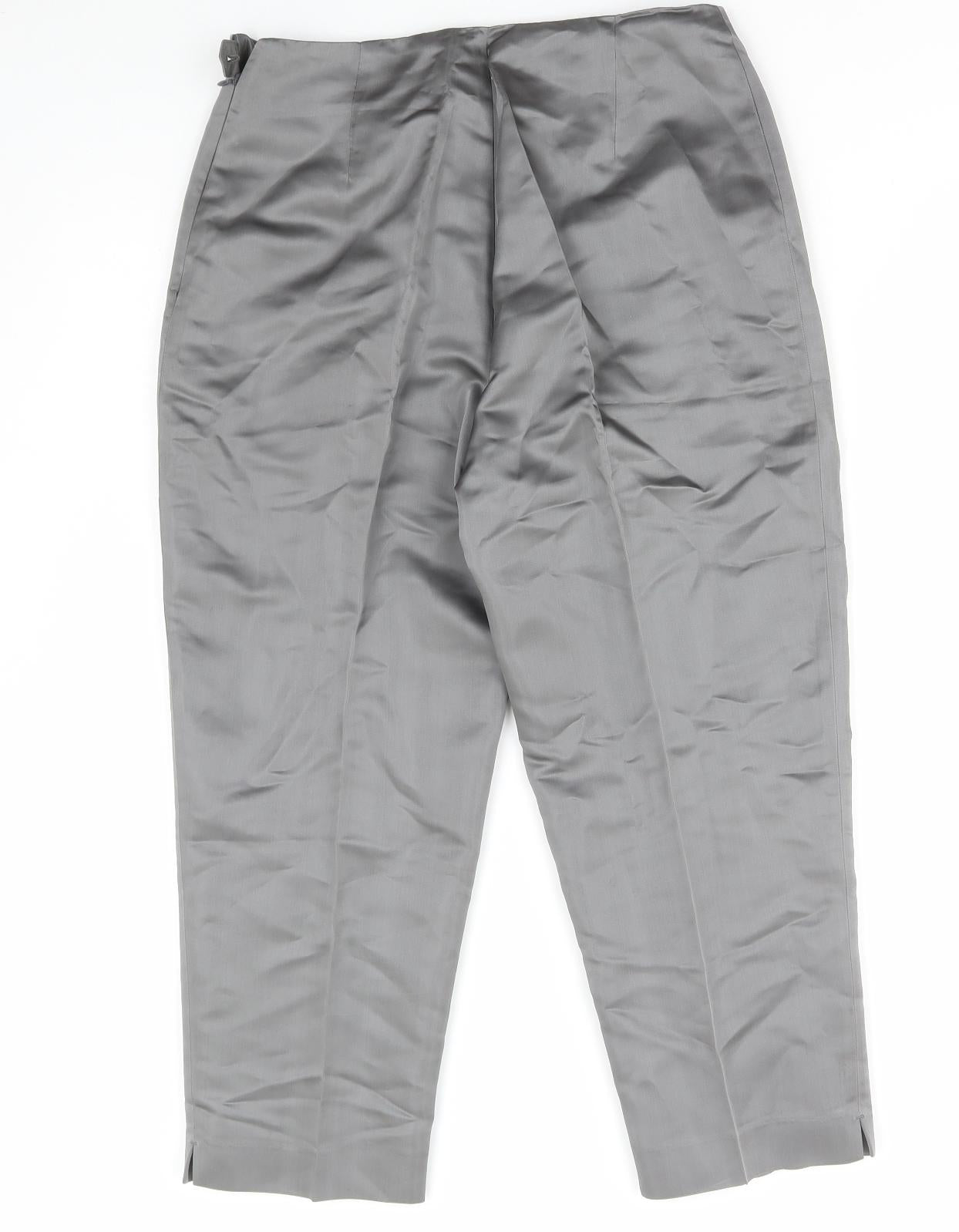 Womens UK Size 12 NEXT Regular Fit  Grey Trousers