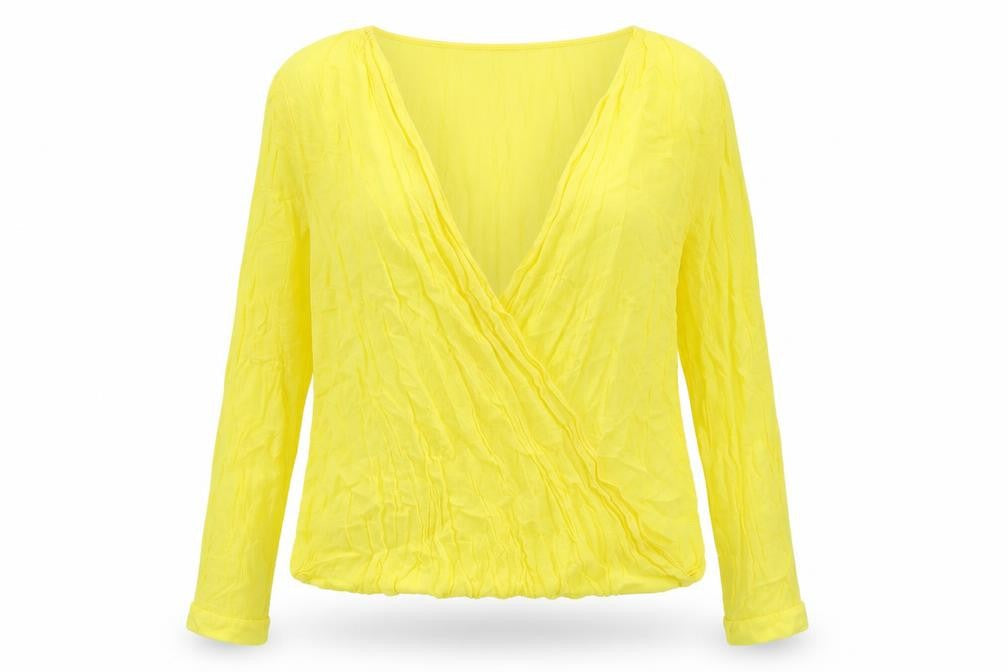 Womens UK Size 20 F&F Yellow Basic Blouse