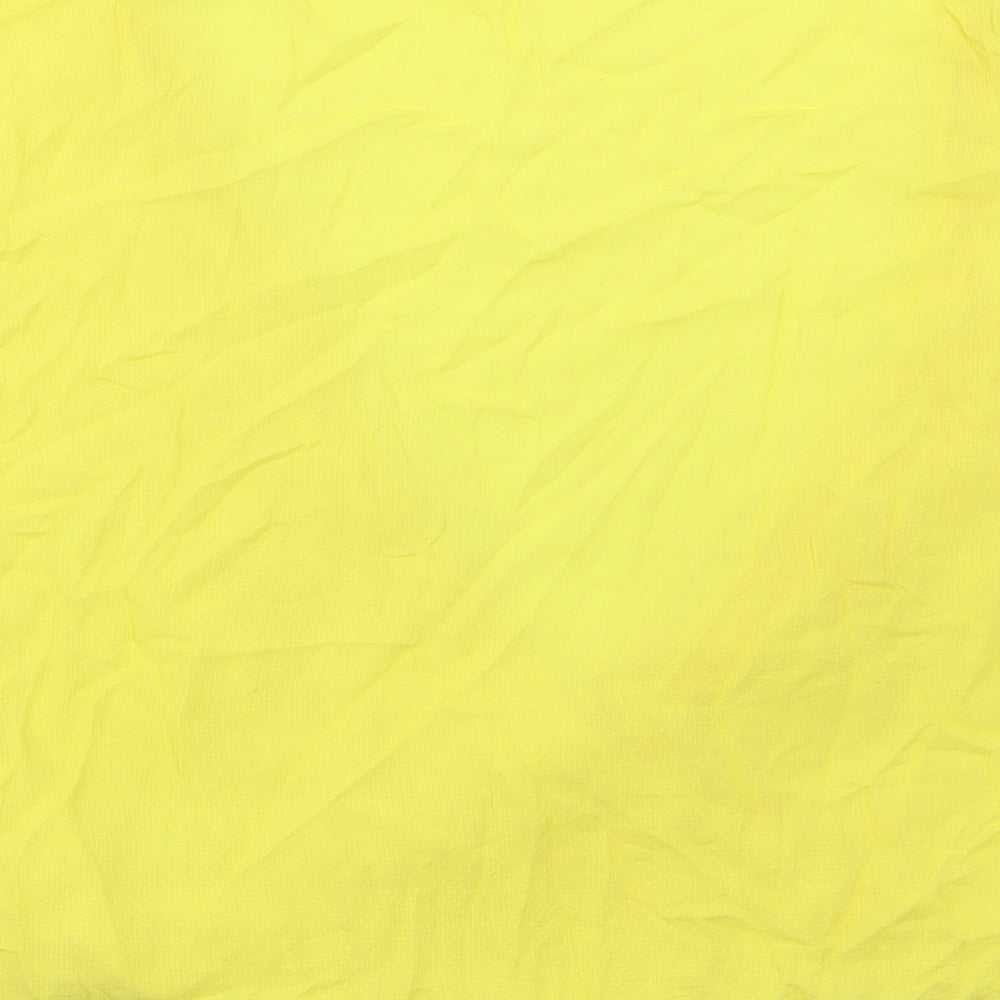 F&F Womens Yellow Viscose Basic Blouse Size 20 V-Neck