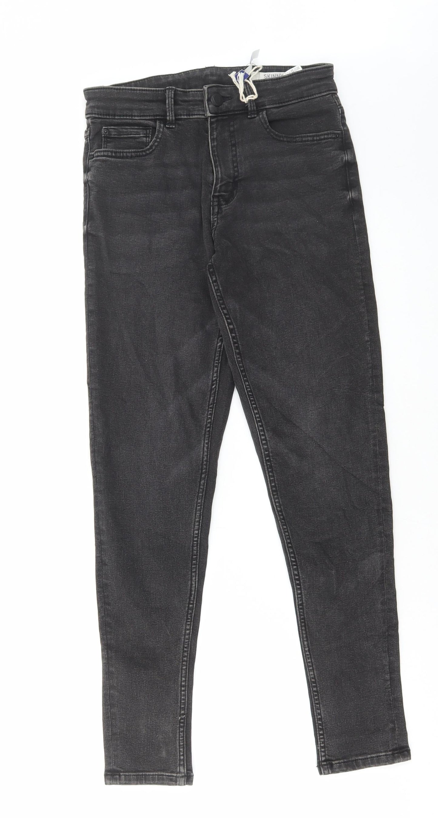 Womens UK Size 8 Marks and Spencer Regular Fit Skinny Grey Jeans