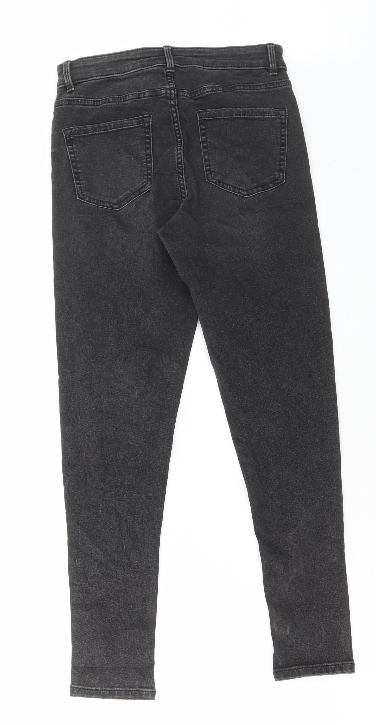 Womens UK Size 8 Marks and Spencer Regular Fit Skinny Grey Jeans