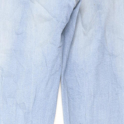 Womens UK Size 32 in Sisley Regular Fit Skinny Blue Jeans