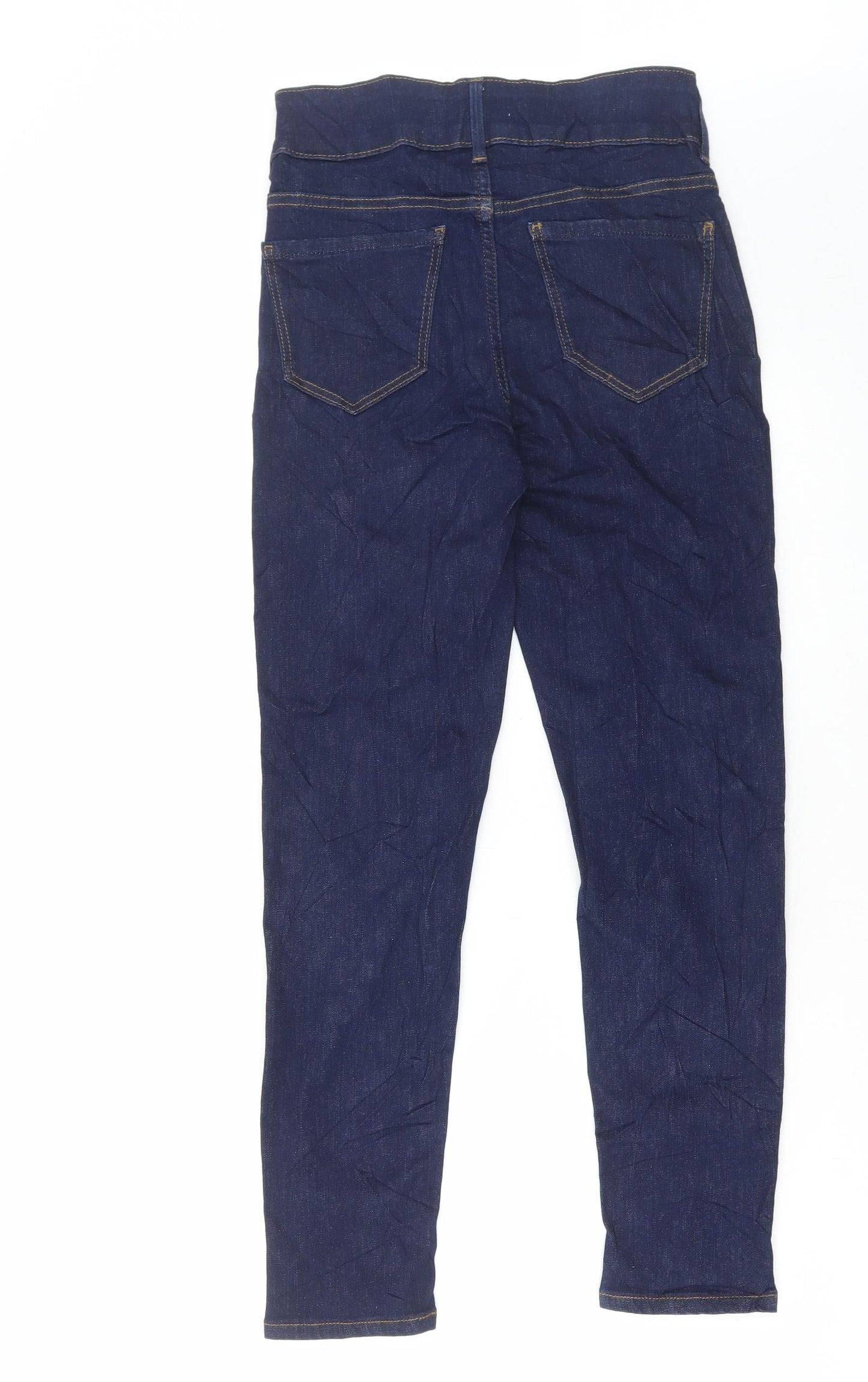 Womens UK Size 8 Marks and Spencer Regular Fit Skinny Blue Jeans