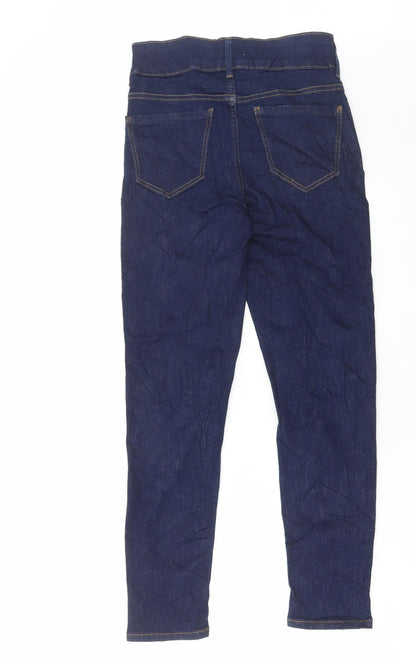 Womens UK Size 8 Marks and Spencer Regular Fit Skinny Blue Jeans