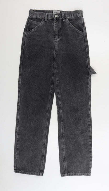 Feeling Womens Black Cotton Skinny Jeans Size 26 in L30 in Regular Zip