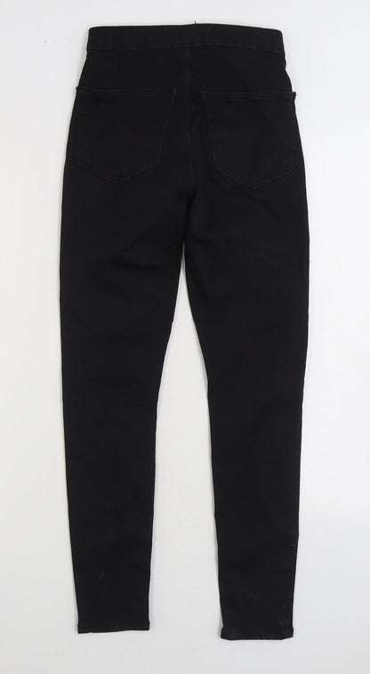 Mens UK Size 28 in Topshop Regular Fit Skinny Black Jeans