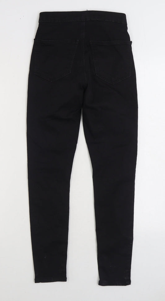 Mens UK Size 28 in Topshop Regular Fit Skinny Black Jeans