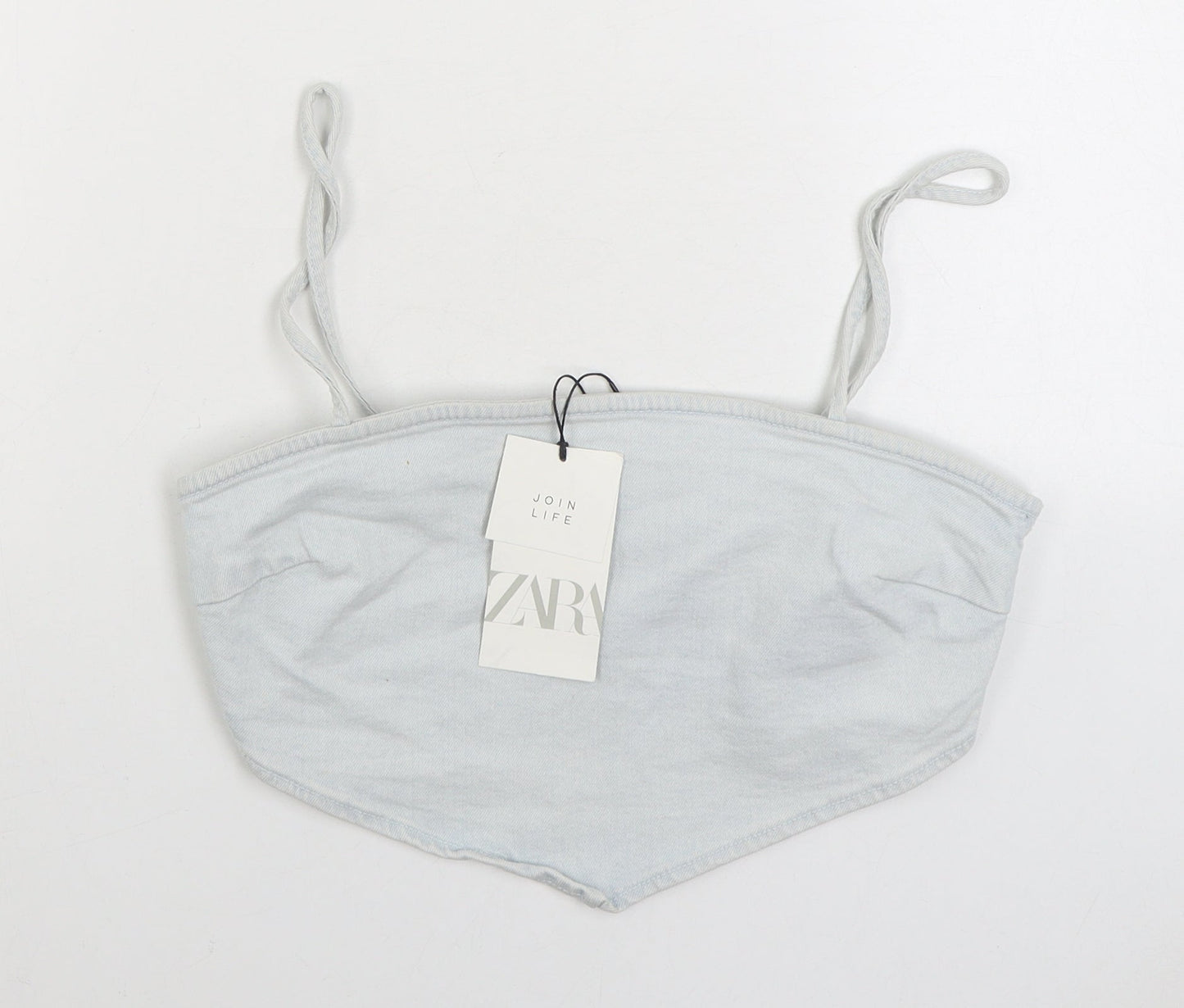 Womens UK Size M Zara Blue Camisole Tank