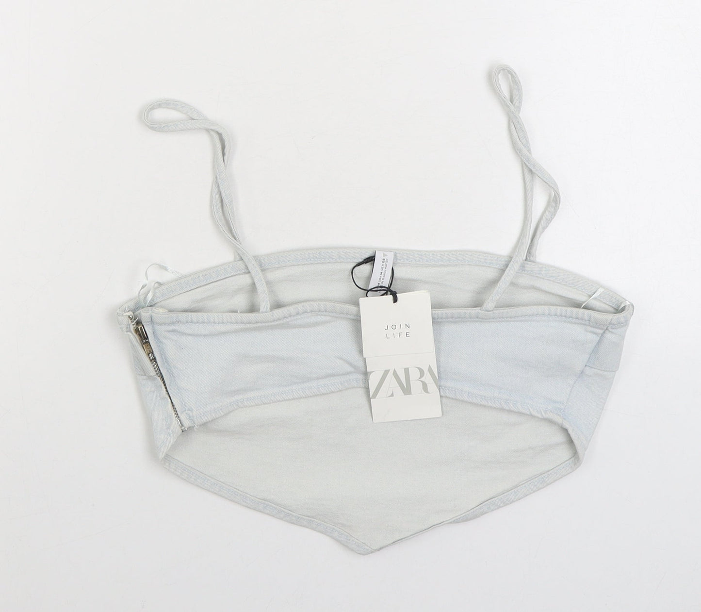 Womens UK Size M Zara Blue Camisole Tank