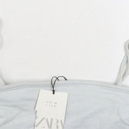 Womens UK Size M Zara Blue Camisole Tank