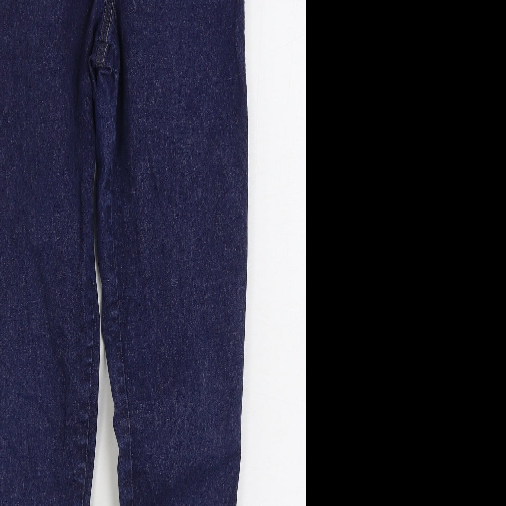 Denim & Co. Womens Blue Cotton Jegging Jeans Size 12 L29 in Regular