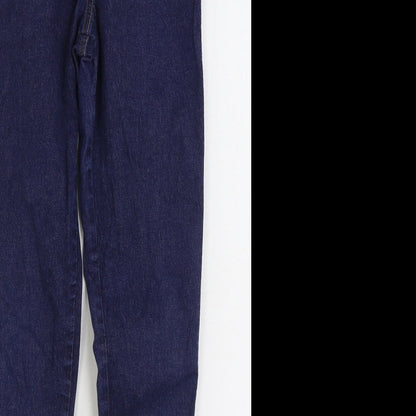 Denim & Co. Womens Blue Cotton Jegging Jeans Size 12 L29 in Regular