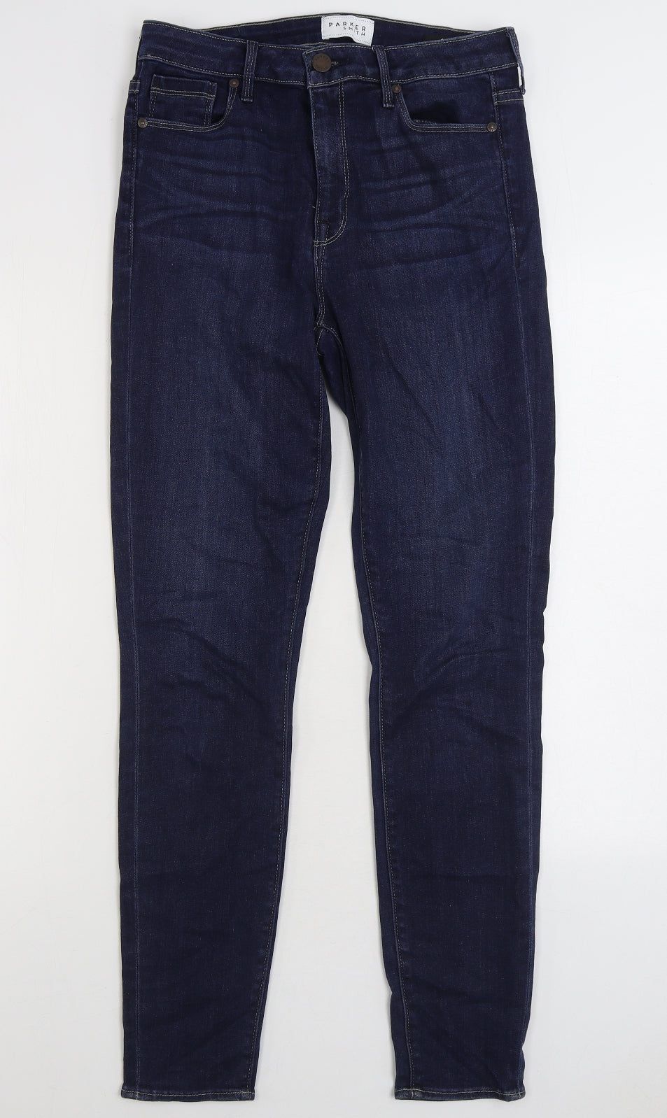 Mens UK Size 29 in Parker Smith Regular Fit Straight Blue Jeans