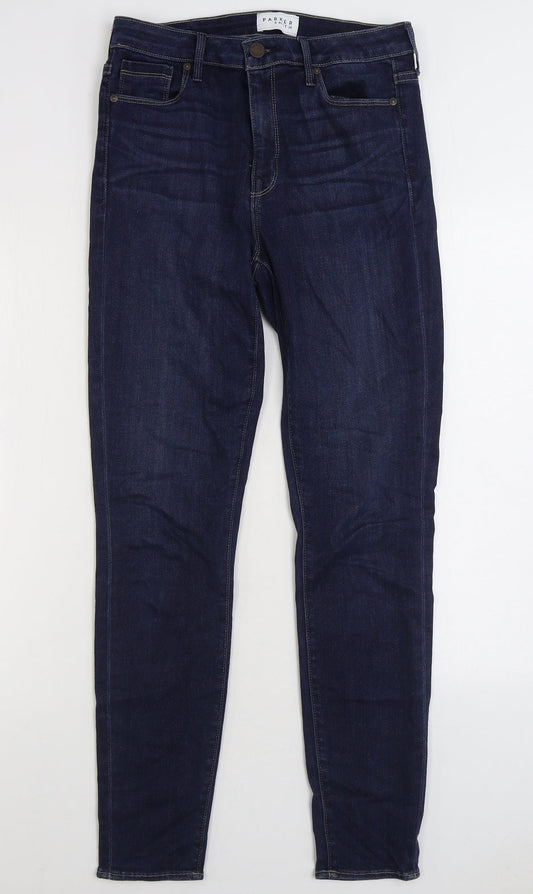 Mens UK Size 29 in Parker Smith Regular Fit Straight Blue Jeans