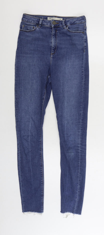 ASOS Mens Blue Cotton Skinny Jeans Size 28 in L34 in Regular Zip
