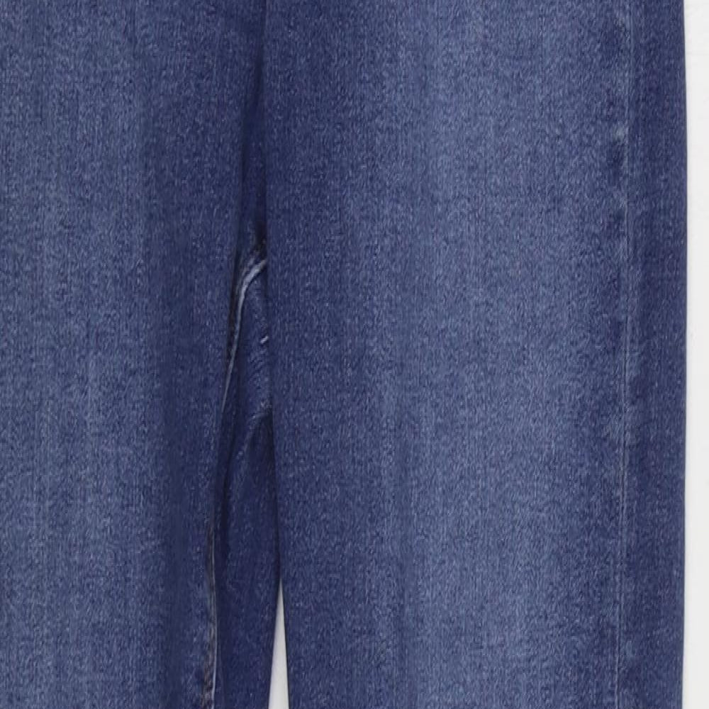 ASOS Mens Blue Cotton Skinny Jeans Size 28 in L34 in Regular Zip