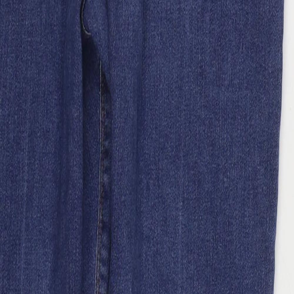 ASOS Mens Blue Cotton Skinny Jeans Size 28 in L34 in Regular Zip