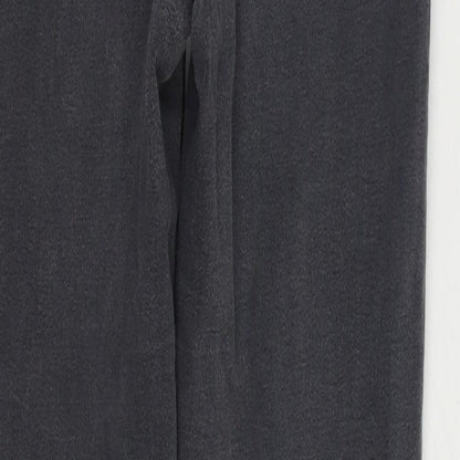 Sportsgirl Womens Black Cotton Skinny Jeans Size 8 L28 in Regular Zip