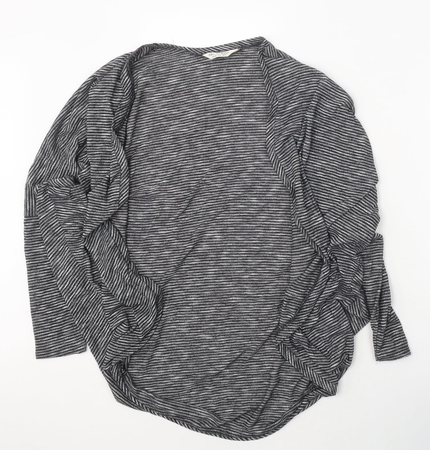 Womens UK Size 10 Miss Selfridge Grey Cardigan Jumper