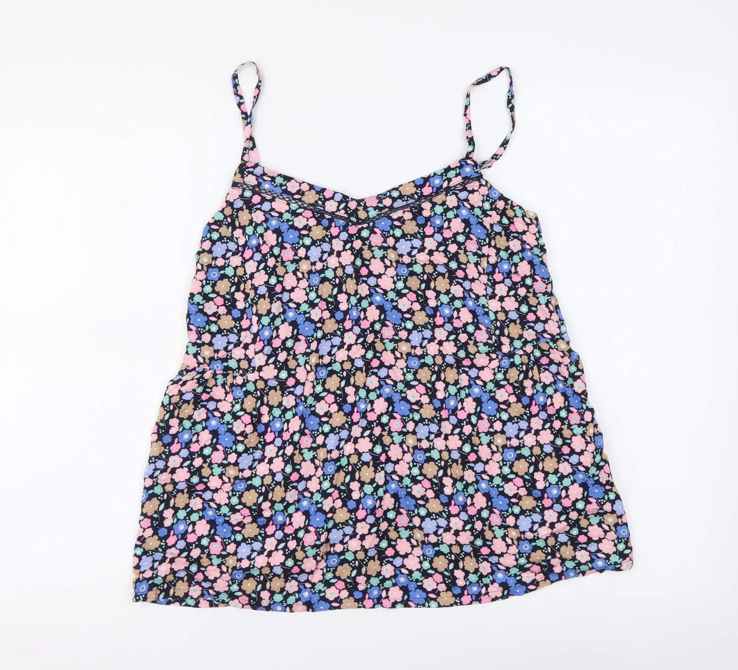 Womens UK Size 10 Marks and Spencer Multicoloured Basic Tank