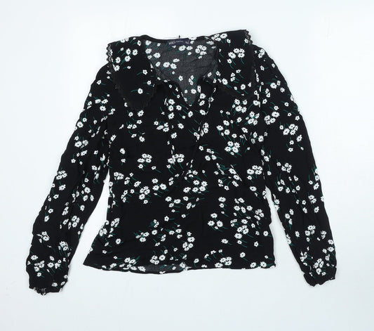 Womens UK Size 6 Marks and Spencer Black Basic Blouse