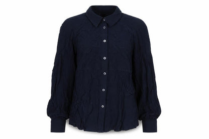 Womens UK Size 6 Marks and Spencer Blue Basic Button-Up