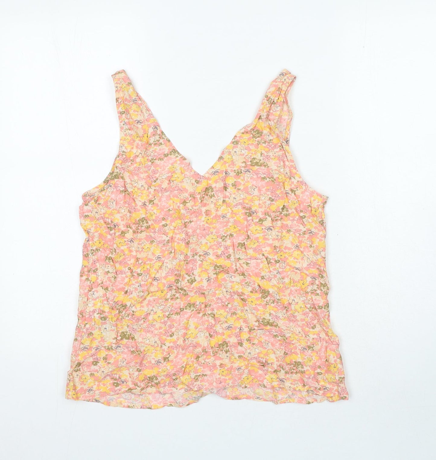 Womens UK Size M YAS Pink Camisole Blouse