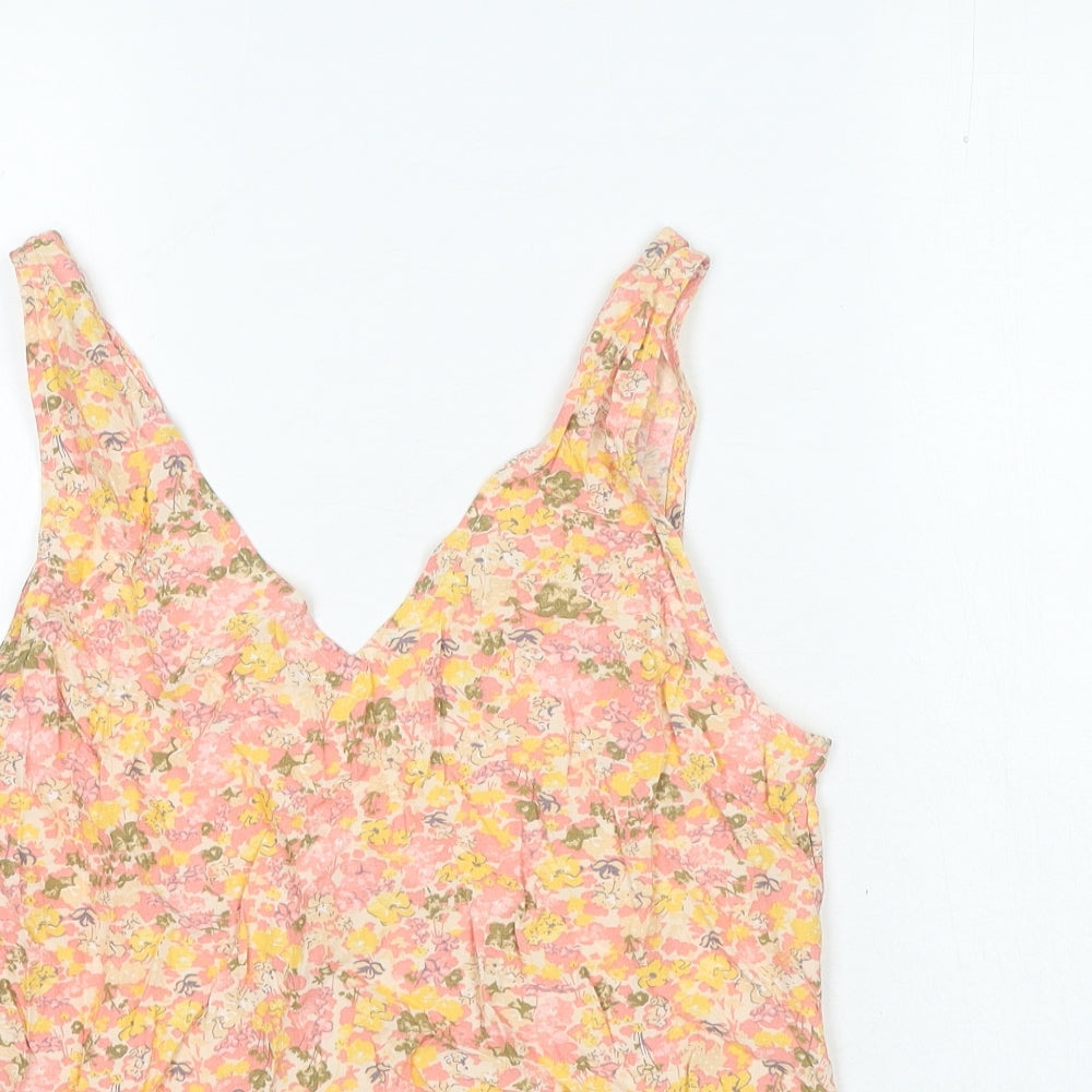 Womens UK Size M YAS Pink Camisole Blouse