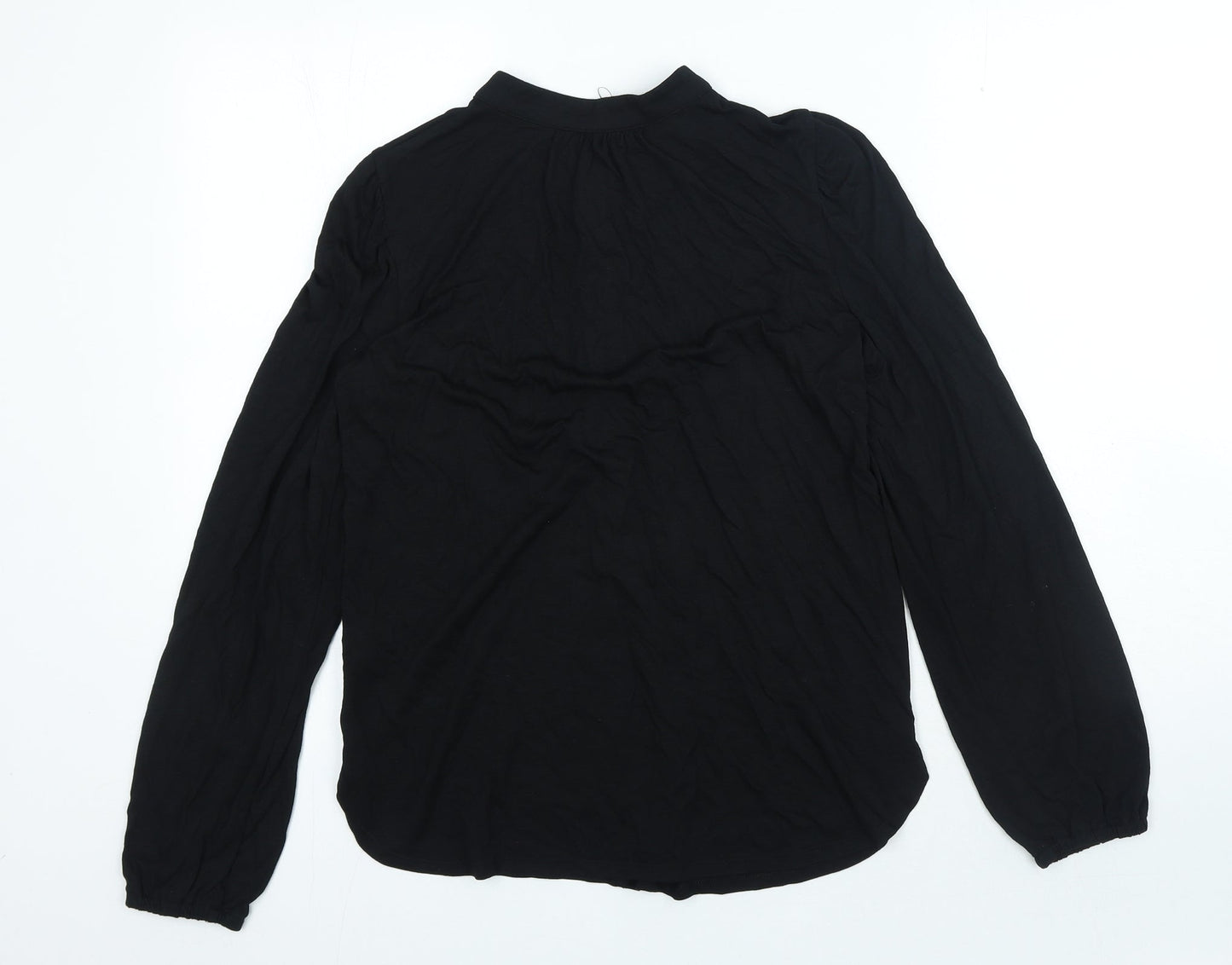 Womens UK Size 6 Marks and Spencer Black Basic Blouse