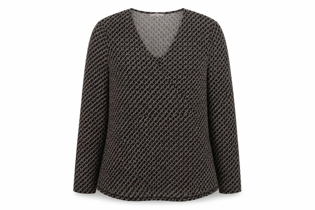 Womens UK Size M H&M Brown Basic Blouse