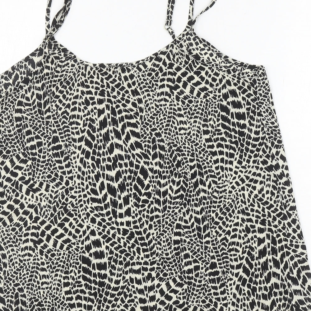 Womens UK Size 10 River Island Ivory Camisole T-Shirt